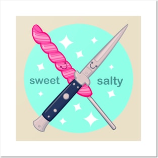 Sweet and Salty Posters and Art